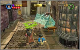 On the left side, the lock is being protected by a fire-breathing dragon - LEGO Harry Potter Years 1-4: Year 1 Part 1 - Walkthrough - Walkthrough - LEGO Harry Potter Years 1-4 Guide & Walkthrough