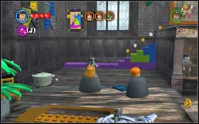 Keep following the ghost and you will eventually reach the Charms Class - LEGO Harry Potter Years 1-4: Year 1 Part 1 - Walkthrough - Walkthrough - LEGO Harry Potter Years 1-4 Guide & Walkthrough