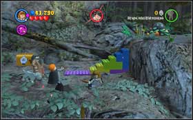 Dig up the blue brick sticking out of the ground with Fang and then use whichever character to knock down the yellow and blue bricks attached to the wall - LEGO Harry Potter Years 1-4: Year 1 Part 2 - Walkthrough - Walkthrough - LEGO Harry Potter Years 1-4 Guide & Walkthrough