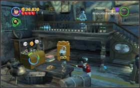 In the reflection, you will see a chain now visible in reality - LEGO Harry Potter Years 1-4: Year 2 Part 1 - Walkthrough - Walkthrough - LEGO Harry Potter Years 1-4 Guide & Walkthrough