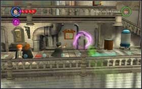Use the broom twice, first cleaning the trophies and then the painting - LEGO Harry Potter Years 1-4: Year 2 Part 1 - Walkthrough - Walkthrough - LEGO Harry Potter Years 1-4 Guide & Walkthrough