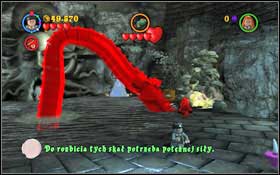Summon the snake using Wingardium Leviosa, jump into his mouth and enter the pipe - LEGO Harry Potter Years 1-4: Year 2 Part 2 - Walkthrough - Walkthrough - LEGO Harry Potter Years 1-4 Guide & Walkthrough