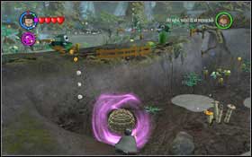 Use magic on the plants by the tree, switch to Hermione and use Crookshanks to make an excavation - LEGO Harry Potter Years 1-4: Year 3 Part 1 - Walkthrough - Walkthrough - LEGO Harry Potter Years 1-4 Guide & Walkthrough