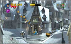You will gain the third broom by destroying one of the Christmas trees - LEGO Harry Potter Years 1-4: Year 3 Part 1 - Walkthrough - Walkthrough - LEGO Harry Potter Years 1-4 Guide & Walkthrough