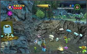 In the ground behind the cauldron you will find a snake skeleton - shoot off his head to gain an ingredient - LEGO Harry Potter Years 1-4: Year 3 Part 2 - Walkthrough - Walkthrough - LEGO Harry Potter Years 1-4 Guide & Walkthrough