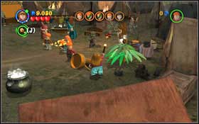 On the right you will find a spider-web - use magic on it and a spider will fall down - LEGO Harry Potter Years 1-4: Year 4 Part 1 - Walkthrough - Walkthrough - LEGO Harry Potter Years 1-4 Guide & Walkthrough