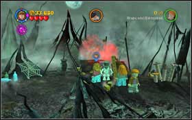 Go right - turn round the knocked over cauldron with Wingardium Leviosa - LEGO Harry Potter Years 1-4: Year 4 Part 1 - Walkthrough - Walkthrough - LEGO Harry Potter Years 1-4 Guide & Walkthrough