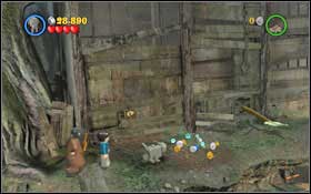 In the next location, use Wingardium Leviosa on one of the chains - LEGO Harry Potter Years 1-4: Year 4 Part 1 - Walkthrough - Walkthrough - LEGO Harry Potter Years 1-4 Guide & Walkthrough