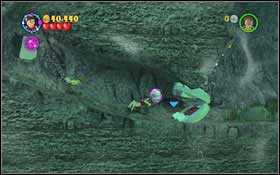 Up you will find a red bush - after using magic on it, a pearl will fall out - LEGO Harry Potter Years 1-4: Year 4 Part 2 - Walkthrough - Walkthrough - LEGO Harry Potter Years 1-4 Guide & Walkthrough