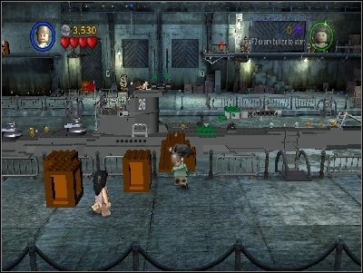 Go to the right and take the box - Chapter 6 - Opening the Ark - Riders of the Lost Ark - LEGO Indiana Jones: The Original Adventures - Game Guide and Walkthrough