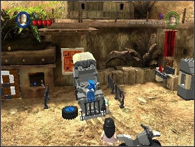 Defeat enemies on the roof and take a wrench - Chapter 6 - Opening the Ark - Riders of the Lost Ark - LEGO Indiana Jones: The Original Adventures - Game Guide and Walkthrough