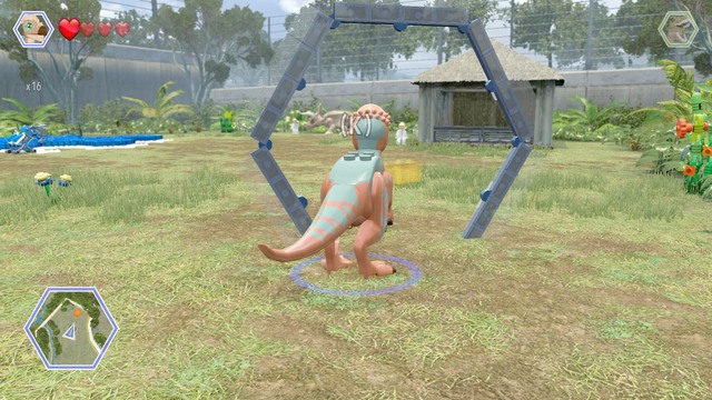 Participate in the race as pachycephalosaurus - Triceratops Territory | Jurassic Park - secrets in free roam - Jurassic Park - secrets in free roam - LEGO Jurassic World Game Guide & Walkthrough