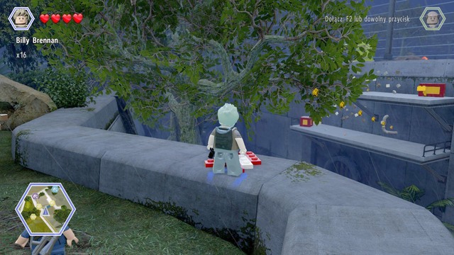 After walking up, go to the place shown on the picture - Tyrannosaurus Territory | Jurassic Park - secrets in free roam - Jurassic Park - secrets in free roam - LEGO Jurassic World Game Guide & Walkthrough