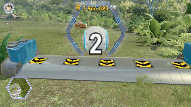 Use any vehicle or dinosaur to stand on the starting line and complete the race in the required time - Gyrosphere Valley | Jurassic World - secrets in free roam - Jurassic World - secrets in free roam - LEGO Jurassic World Game Guide & Walkthrough