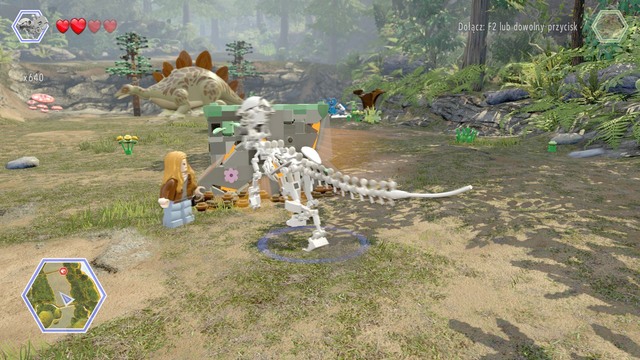 In stegosaurus stall, walk to the wall shown on the picture and, as pachycephalosaurus, destroy it - Stegosaurus Territory | Jurassic Park - The Lost World - secrets in free roam - Jurassic Park - The Lost World - secrets in free roam - LEGO Jurassic World Game Guide & Walkthrough