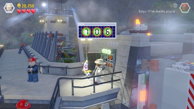 As soon as the vehicle is ready, as any of the characters, go behind the container and help push it into the required location - Prologue | Jurassic Park - walkthrough - Jurassic Park - walkthrough - LEGO Jurassic World Game Guide & Walkthrough