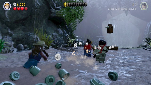 During the chase, you do not need to do any dodges or turns - The Hunted | Jurassic Park - The Lost World - walkthrough - Jurassic Park - The Lost World - walkthrough - LEGO Jurassic World Game Guide & Walkthrough