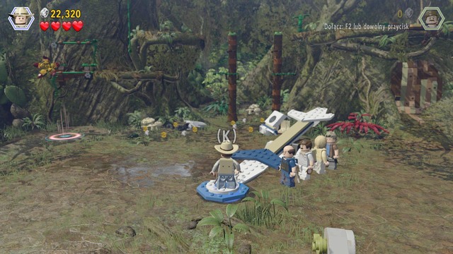 Switch to a different character and use the bricks to build a catapult - Spinosaurus | Jurassic Park III - walkthrough - Jurassic Park III - walkthrough - LEGO Jurassic World Game Guide & Walkthrough
