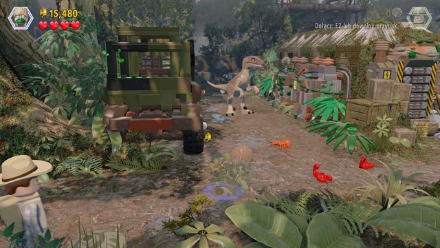 After you get to the other side, use camo, as Eric, to sneak past the velociraptor - Eric Kirby | Jurassic Park III - walkthrough - Jurassic Park III - walkthrough - LEGO Jurassic World Game Guide & Walkthrough