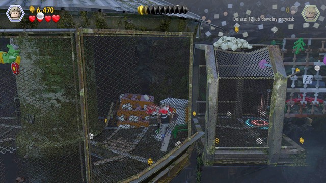 While at the other side, smash the brown containers and use the bricks to build a bridge for the rest - Birdcage | Jurassic Park III - walkthrough - Jurassic Park III - walkthrough - LEGO Jurassic World Game Guide & Walkthrough