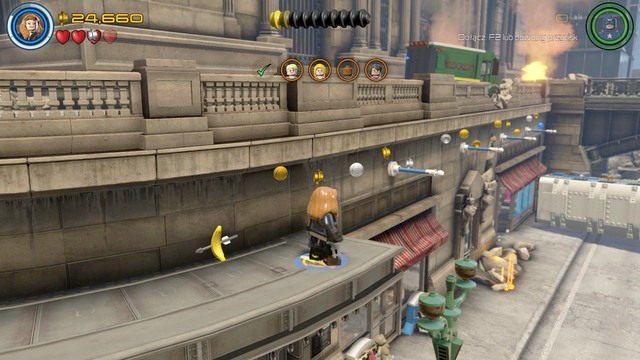 Once you destroy the blockade, walk to that place as Black Widow and scan the area - Avengers Assemble - Walkthrough - LEGO Marvels Avengers - Game Guide and Walkthrough