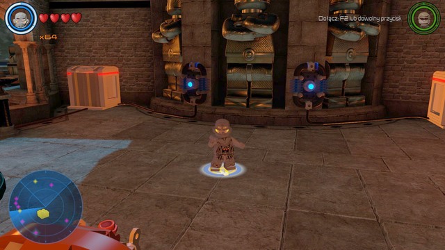 Switch your character to Thor after reaching the tower and charge the two generators shown on the picture - Golden bricks - Asgard - secrets - LEGO Marvels Avengers - Game Guide and Walkthrough