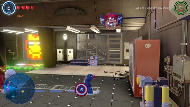 Another golden brick can be found in the basement - Golden bricks - Malibu - secrets - LEGO Marvels Avengers - Game Guide and Walkthrough