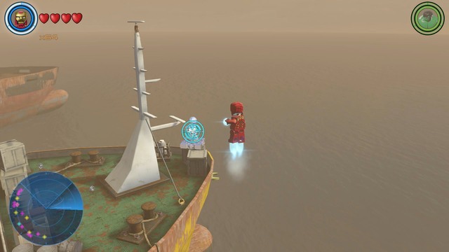 Third is on the prow of the ship - Characters - South Africa - secrets - LEGO Marvels Avengers - Game Guide and Walkthrough