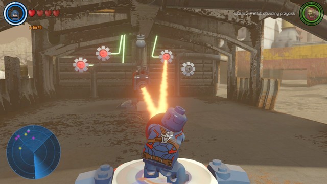 Use the platform to reflect laser into the silver switches shown on the picture - Characters - South Africa - secrets - LEGO Marvels Avengers - Game Guide and Walkthrough