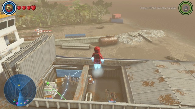 The second container is in the ship shown on the picture - Golden bricks - South Africa - secrets - LEGO Marvels Avengers - Game Guide and Walkthrough