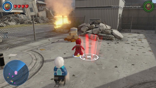 On the left side of the location you will find the place shown on the picture - Characters - Sokovia - secrets - LEGO Marvels Avengers - Game Guide and Walkthrough