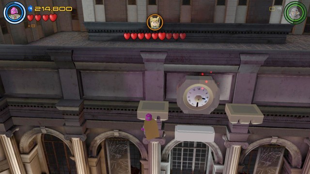 You will find the fifth Minikit behind the clock on the building - Minikits - Shakespeare in the Park - secrets - LEGO Marvels Avengers - Game Guide and Walkthrough