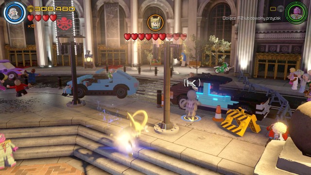 On the right side you will find the car shown on the picture - Minikits - Shakespeare in the Park - secrets - LEGO Marvels Avengers - Game Guide and Walkthrough