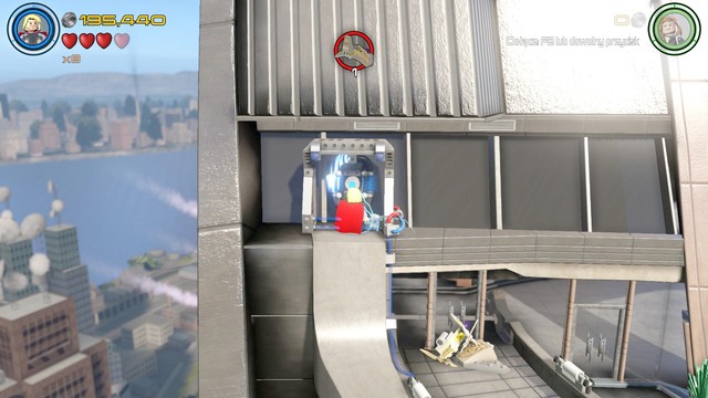 Fly to the left side as Thor - Minikits - Avengers Assemble - secrets - LEGO Marvels Avengers - Game Guide and Walkthrough
