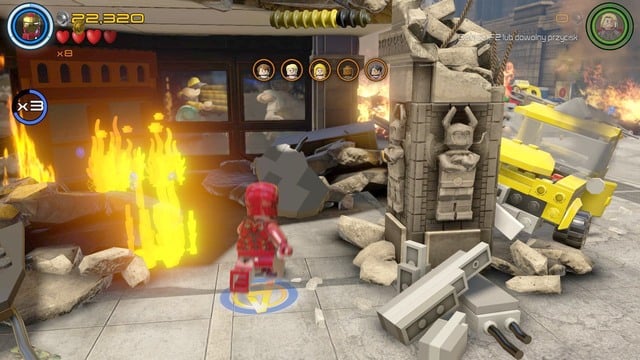 You will find the third Minikit in the shop shown on the picture - Minikits - Avengers Assemble - secrets - LEGO Marvels Avengers - Game Guide and Walkthrough