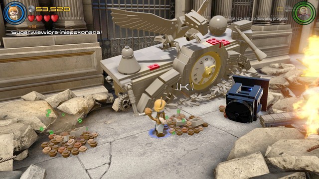 Switch character to Squirrel Girl after walking as Vision to the other side and dig up two monuments from the ground - Minikits - Avengers Assemble - secrets - LEGO Marvels Avengers - Game Guide and Walkthrough