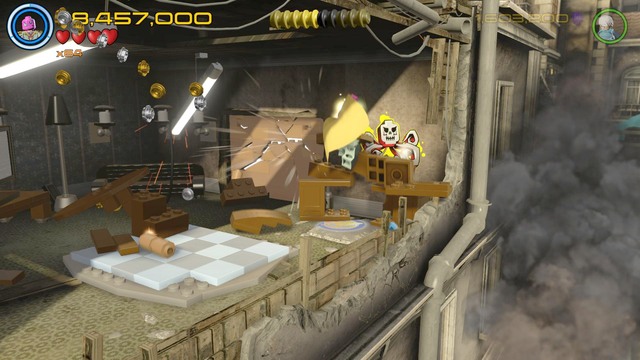 Third graffiti is in the house, on the ground floor - Minikits - Rise of Ultron - secrets - LEGO Marvels Avengers - Game Guide and Walkthrough