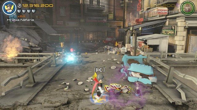 Fifth graffiti was pointed on the road, to the right from graffiti number four - Minikits - Rise of Ultron - secrets - LEGO Marvels Avengers - Game Guide and Walkthrough