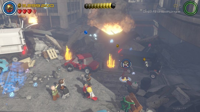 The last Minikit can be obtained at the end of the mission - Minikits - Rise of Ultron - secrets - LEGO Marvels Avengers - Game Guide and Walkthrough