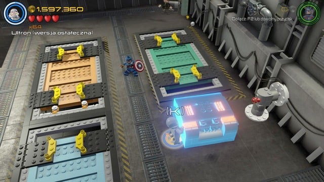 Jump into the place for containers and walk towards the container on the right side - Minikits - Lack of Insight - secrets - LEGO Marvels Avengers - Game Guide and Walkthrough