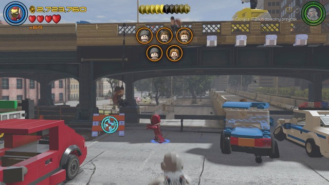 You will receive another Minikit after destroying four silver barriers - Minikits - Lack of Insight - secrets - LEGO Marvels Avengers - Game Guide and Walkthrough