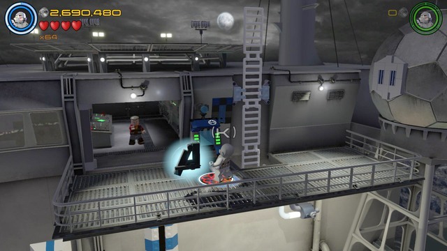 Now fly up and use the computer shown on the picture - Stan Lee / Red brick - Lack of Insight - secrets - LEGO Marvels Avengers - Game Guide and Walkthrough