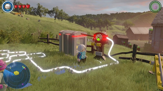 Walk towards the second lever after activating the first one - Golden bricks - Bartons Farm - secrets - LEGO Marvels Avengers - Game Guide and Walkthrough