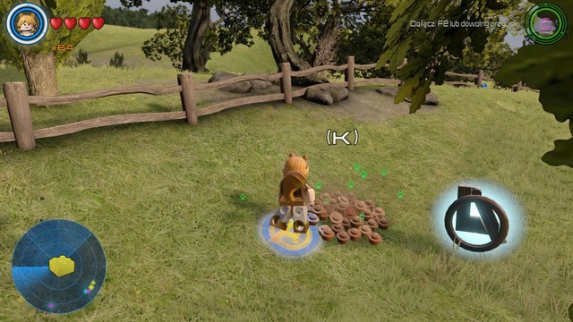 On the left side of the farm you will find a pile of ground which you must dig as Squirrel Girl - Golden bricks - Bartons Farm - secrets - LEGO Marvels Avengers - Game Guide and Walkthrough