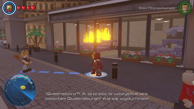 When in Soho, you will find the shop shown on the picture - Golden bricks - North Manhattan - secrets - LEGO Marvels Avengers - Game Guide and Walkthrough