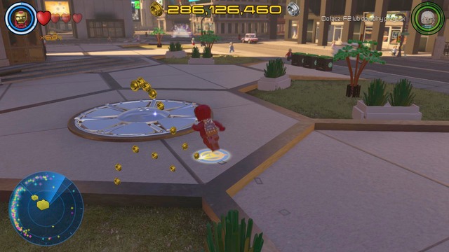 In the middle part of Manhattan, near the place where you met Doctor Strange, you will find a cover that blocks access to a golden brick - Golden bricks - North Manhattan - secrets - LEGO Marvels Avengers - Game Guide and Walkthrough