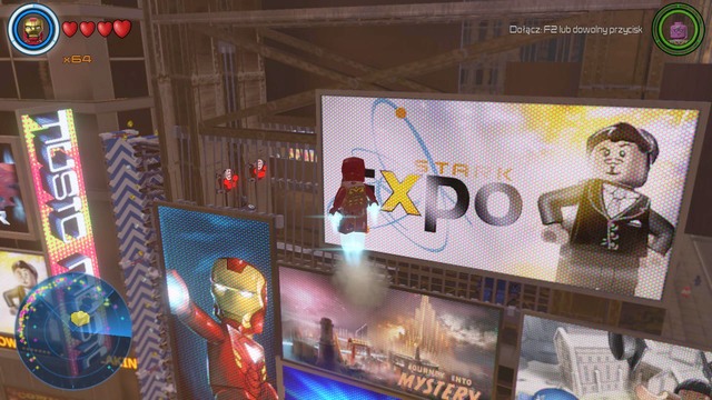 Another golden brick can be found on Times Square - Golden bricks - North Manhattan - secrets - LEGO Marvels Avengers - Game Guide and Walkthrough