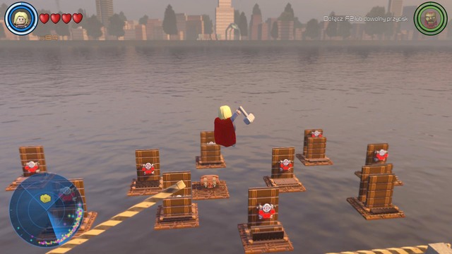 Near the plant you will find the place shown on the picture - Golden bricks - North Manhattan - secrets - LEGO Marvels Avengers - Game Guide and Walkthrough