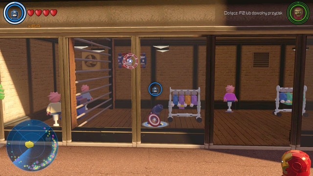 In the central part you will find a building with another golden brick - Golden bricks - North Manhattan - secrets - LEGO Marvels Avengers - Game Guide and Walkthrough