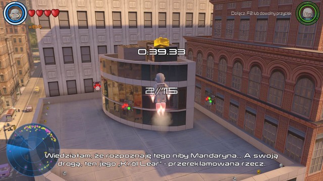 Near the Queensboro bridge you will find the building shown on the picture - Golden bricks - Central Manhattan - secrets - LEGO Marvels Avengers - Game Guide and Walkthrough
